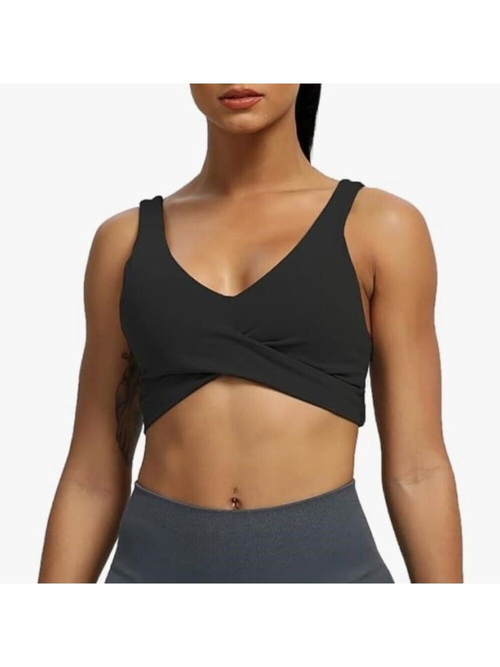 **Aoxjox** Women's Workout Sports Bras Small NWOT Black